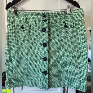 L.L. Bean Green Skirt Size 12